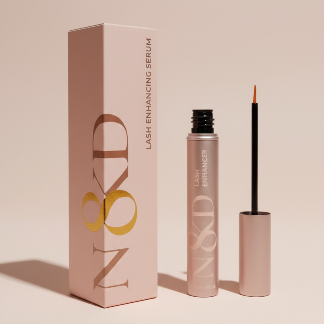 N8KD Lash Enhancing Serum Display with packaging