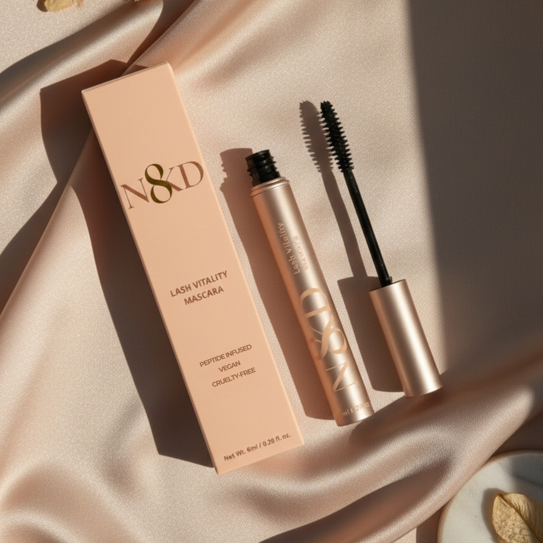 N8KD Lash Vitality Mascara with packaging 